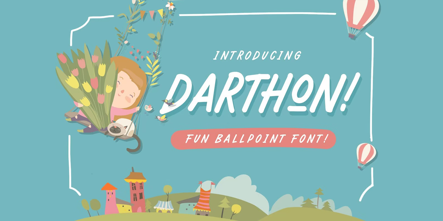 Darthon Font preview